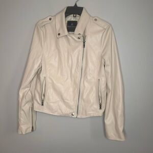 Bagatelle Collection Faux Leather Moto Jacket
